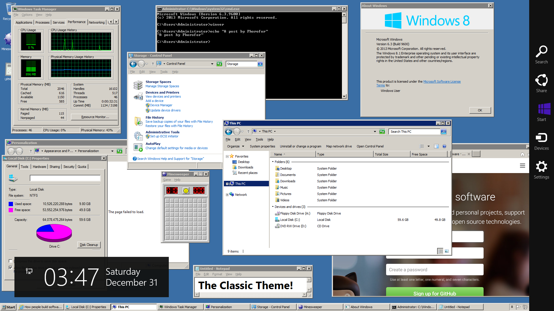 The Classic Theme in Windows 10 and 8.1 (ClassicTheme.exe) [OUTDATED]